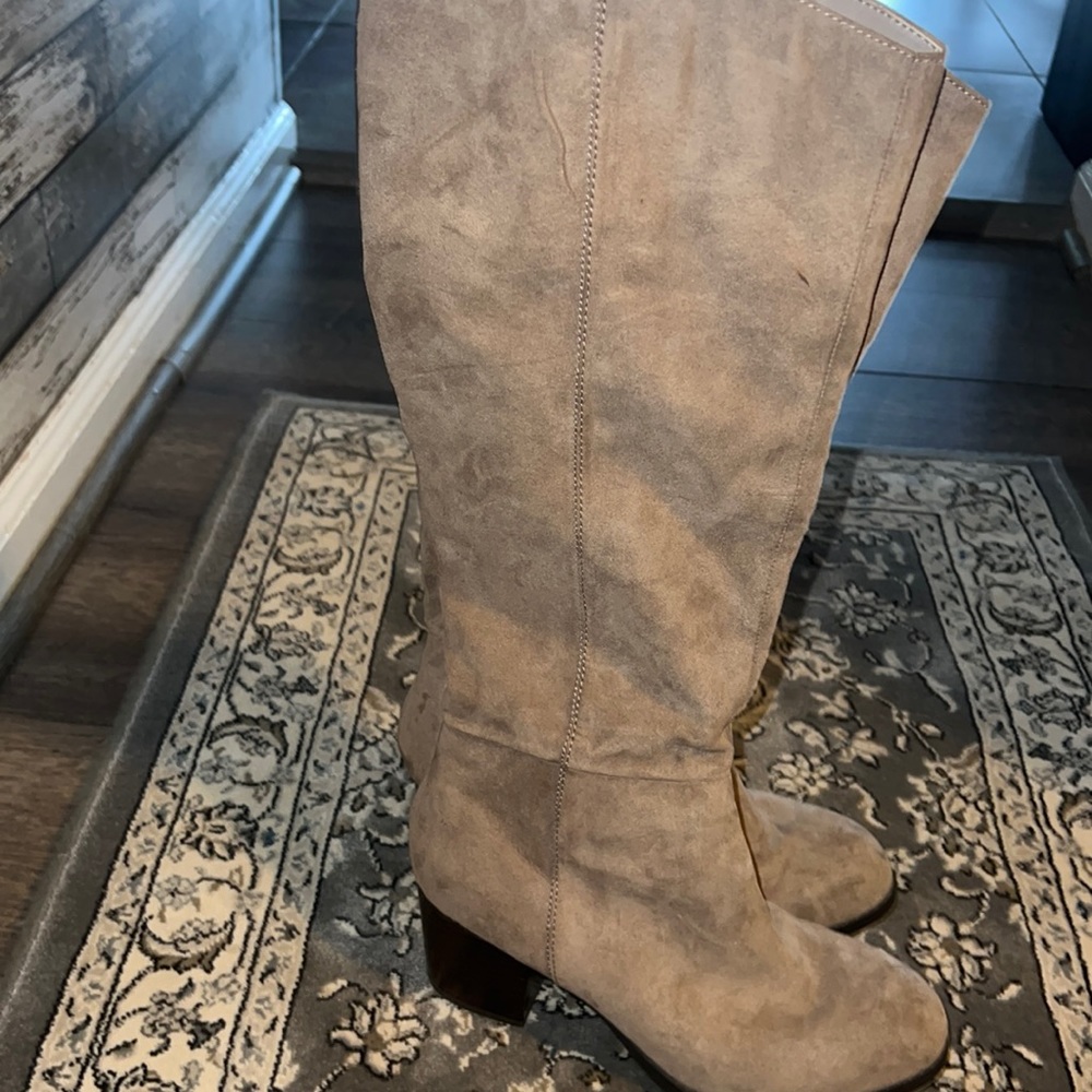 Tan Suede Boots - Picture 2 of 13